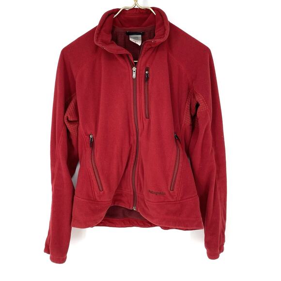 Patagonia R4 Lightweight Jacket Fleece Full Zip Persian Red Women's Size M - Picture 1 of 10